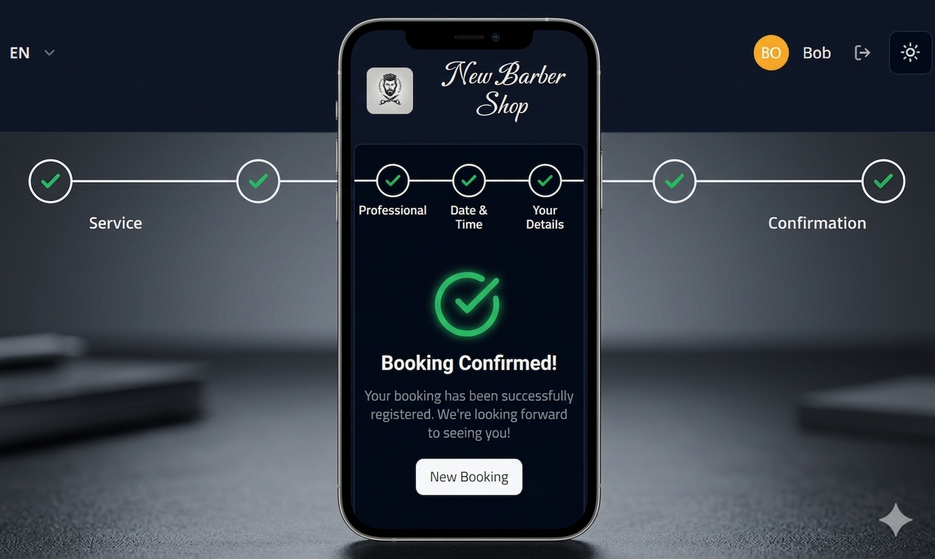 Portal de agendamento do cliente